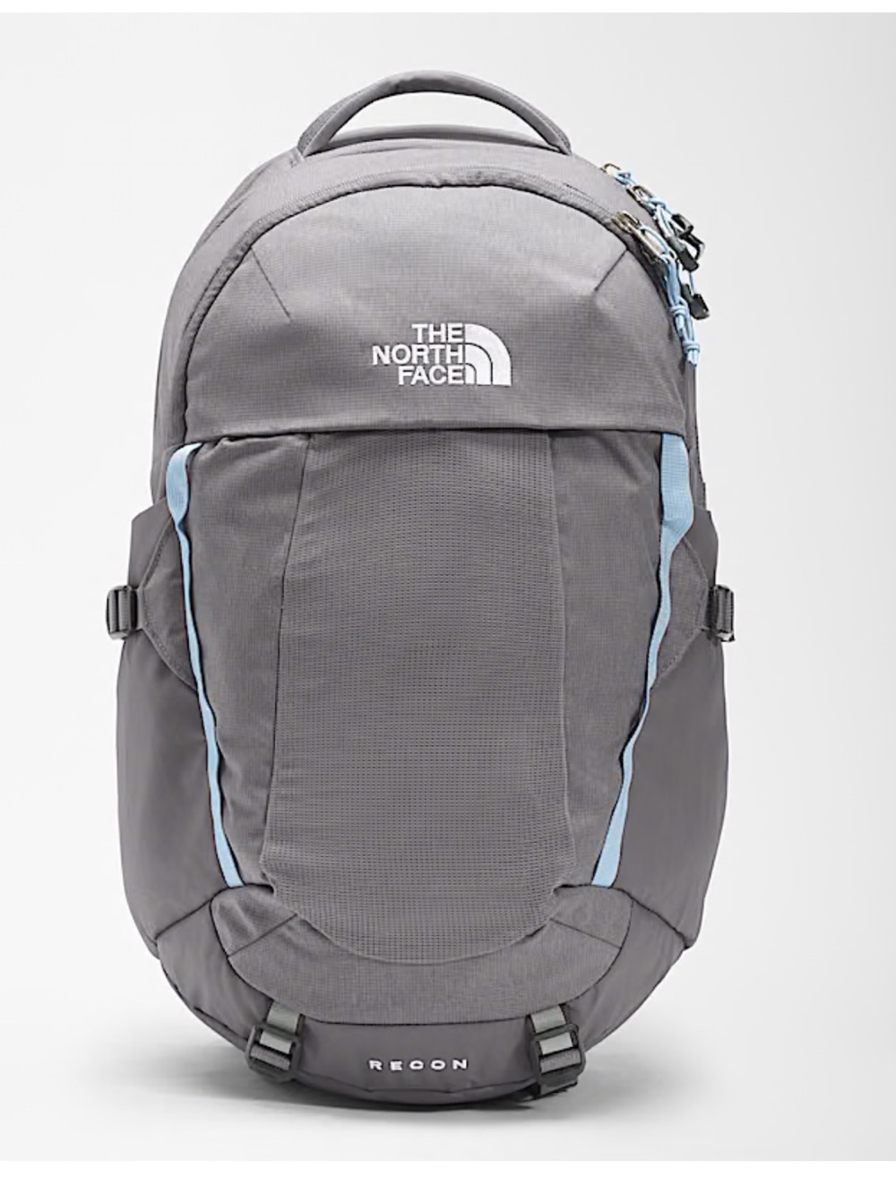 THE NORTH FACE Recon Backpack - Women's Zinc Grey Dark Heather/Powder Blue NWT
